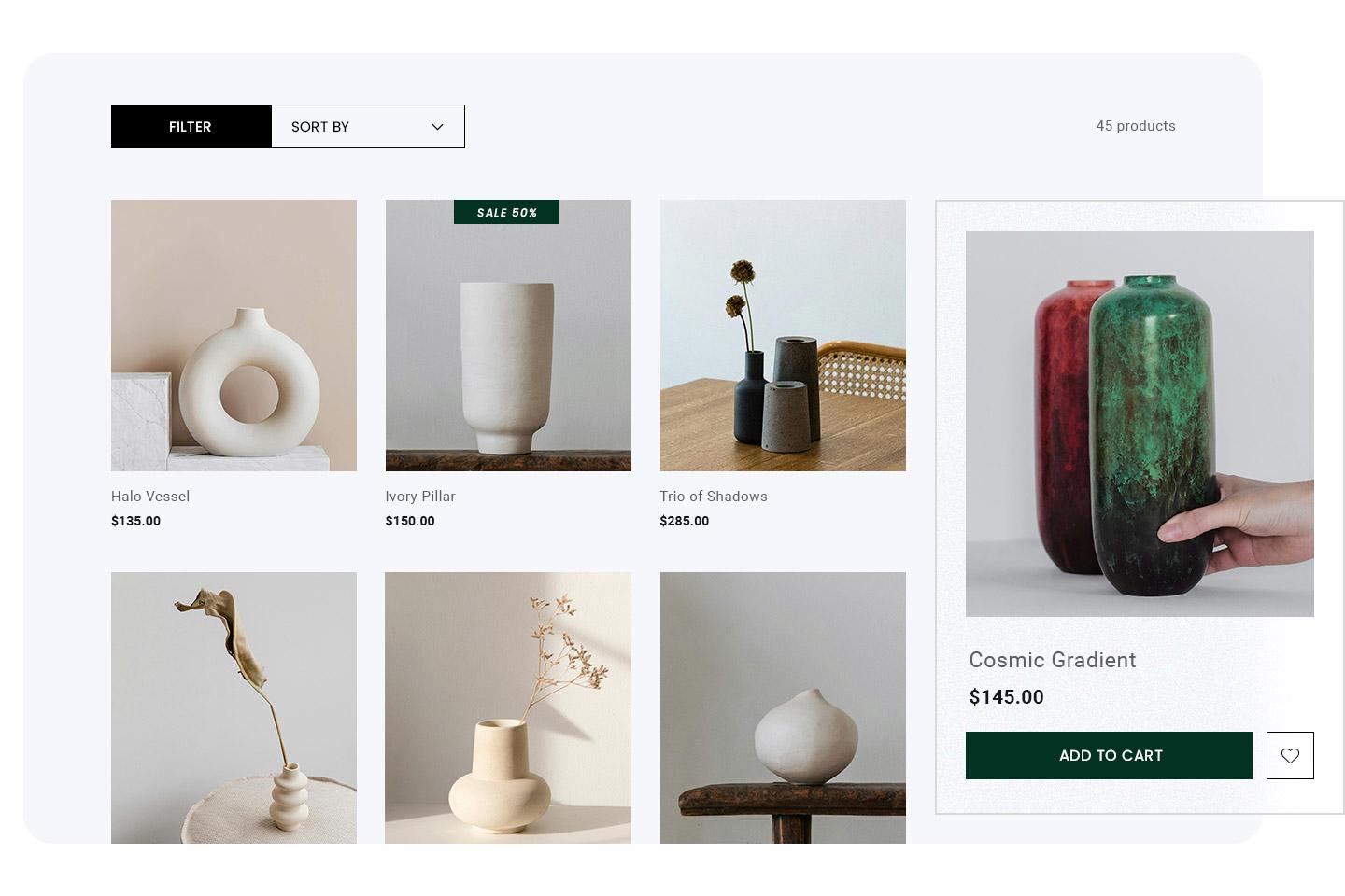 Add unlimited products and variations